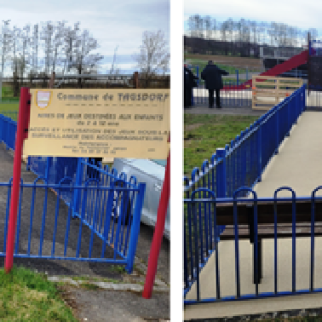 Aires de Jeux à nouveau opérationnelles